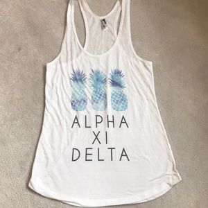 Alpha Xi Delta pineapple tank